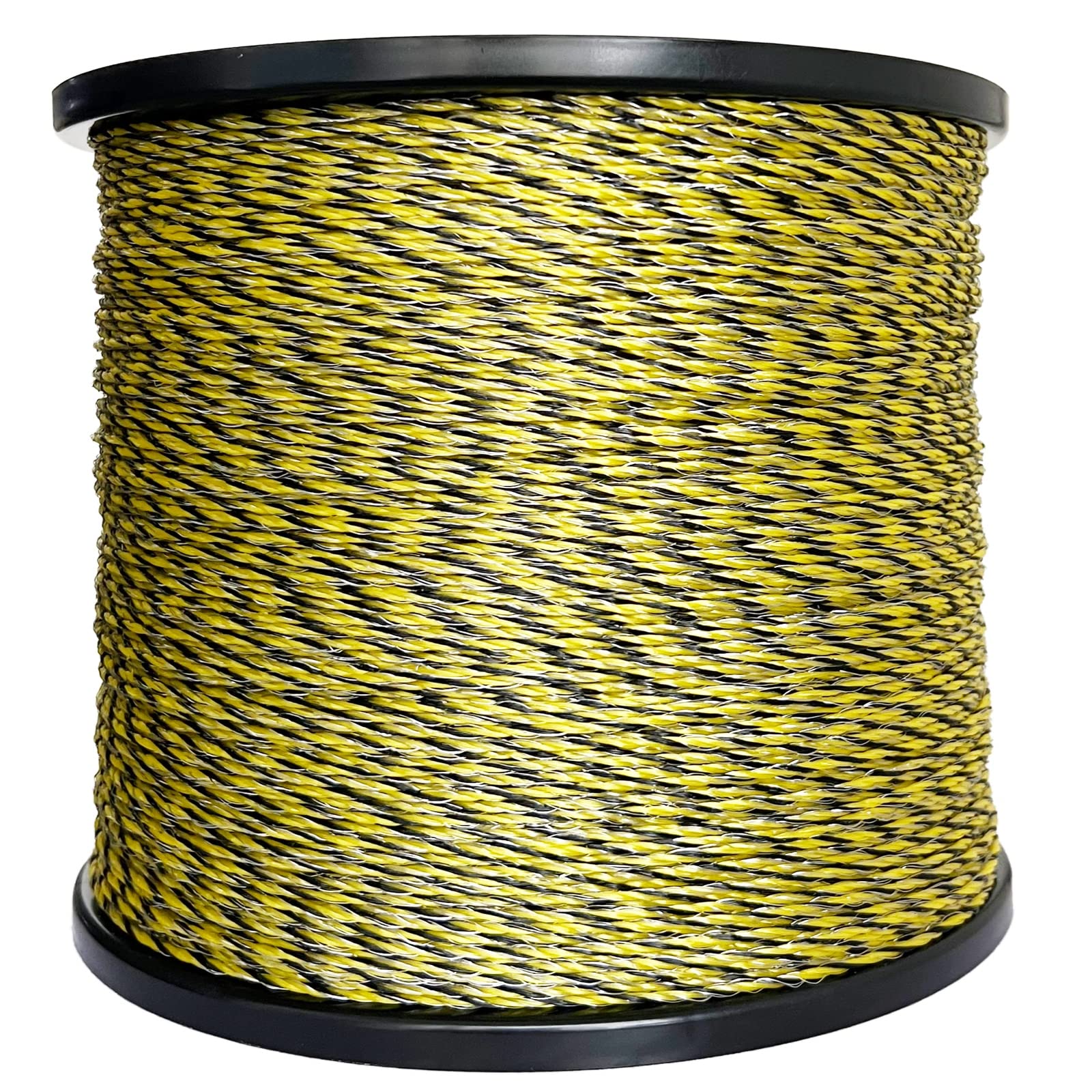 Upgraded Electric Fence Polywire 3366 Feet (1026 Meters) - 6 Stainless Steel Strands for Superior Conductivity & Rust Resistance | Portable UV-Resistant Electric Fencing for Livestock, Pets & Farm Security | Ideal for Pastures, Gardens & Perimeter Protection