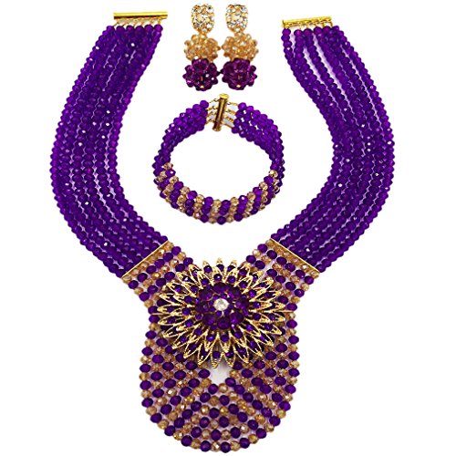 Purple and Champagne Gold