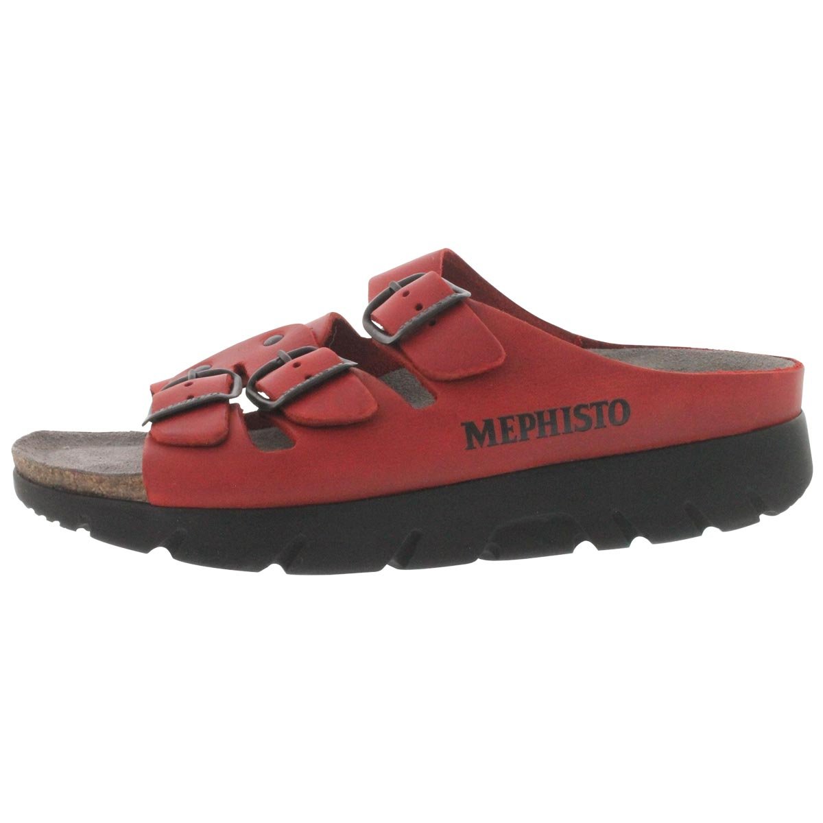 Mephisto Zach Tan Men's Leather Sandals - Premium Full Grain Leather Comfortable Walking Sandals for Men - Perfect for Travel, Beach & Casual Outings