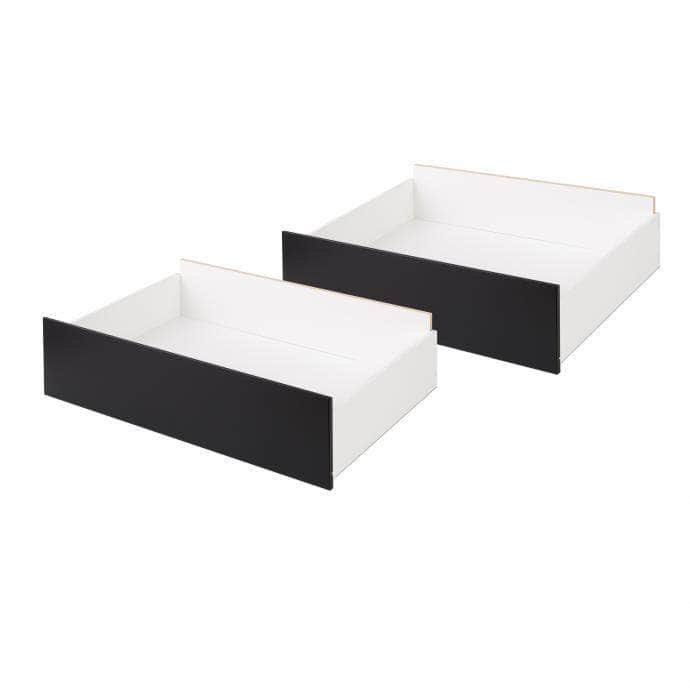 2-Pack Rolling Storage Drawers with Wheels - 4 Color Options for Bedroom, Office, or Closet Organization