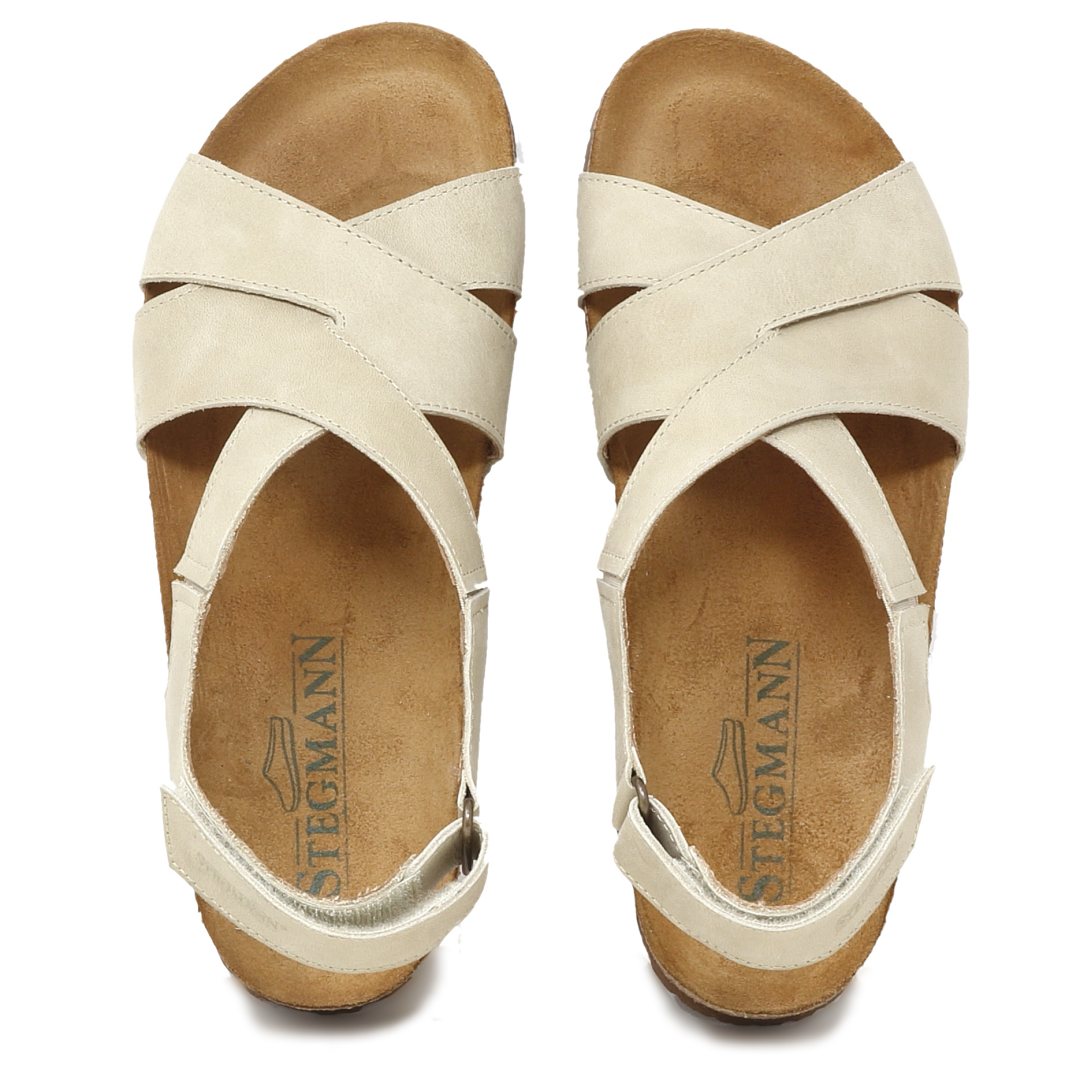 Women's Hannah Leather Sandal - Comfortable Medium Width Casual Sandals for Summer, Beach & Outdoor Wear