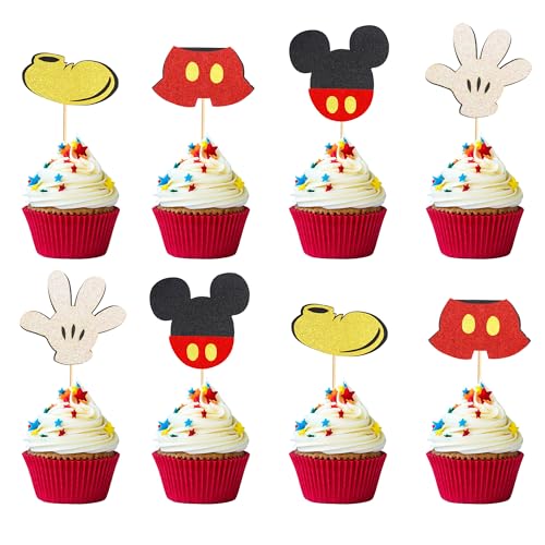 Mouse Inspired Cupcake Toppers
