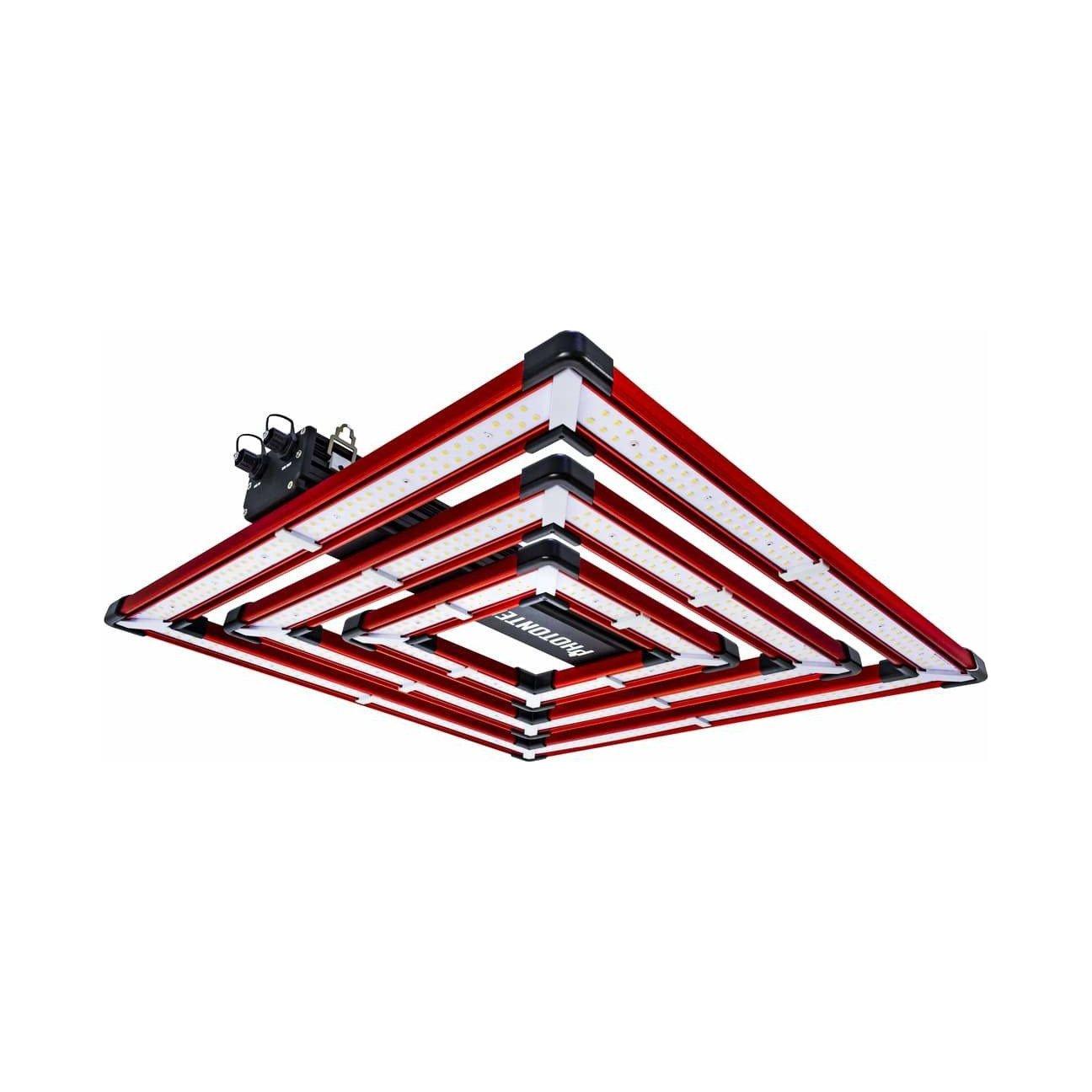 Photontek SQ300W Pro Full Spectrum LED Grow Light for Indoor Plants - High Efficiency Hydroponic Greenhouse & Home Gardening Grow Light Fixture