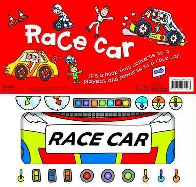 Convertible Book Racing Car Toy - Interactive 3-in-1 Storybook & Toy Vehicle for Kids - Perfect for Bedtime Stories, Playtime & Learning Activities