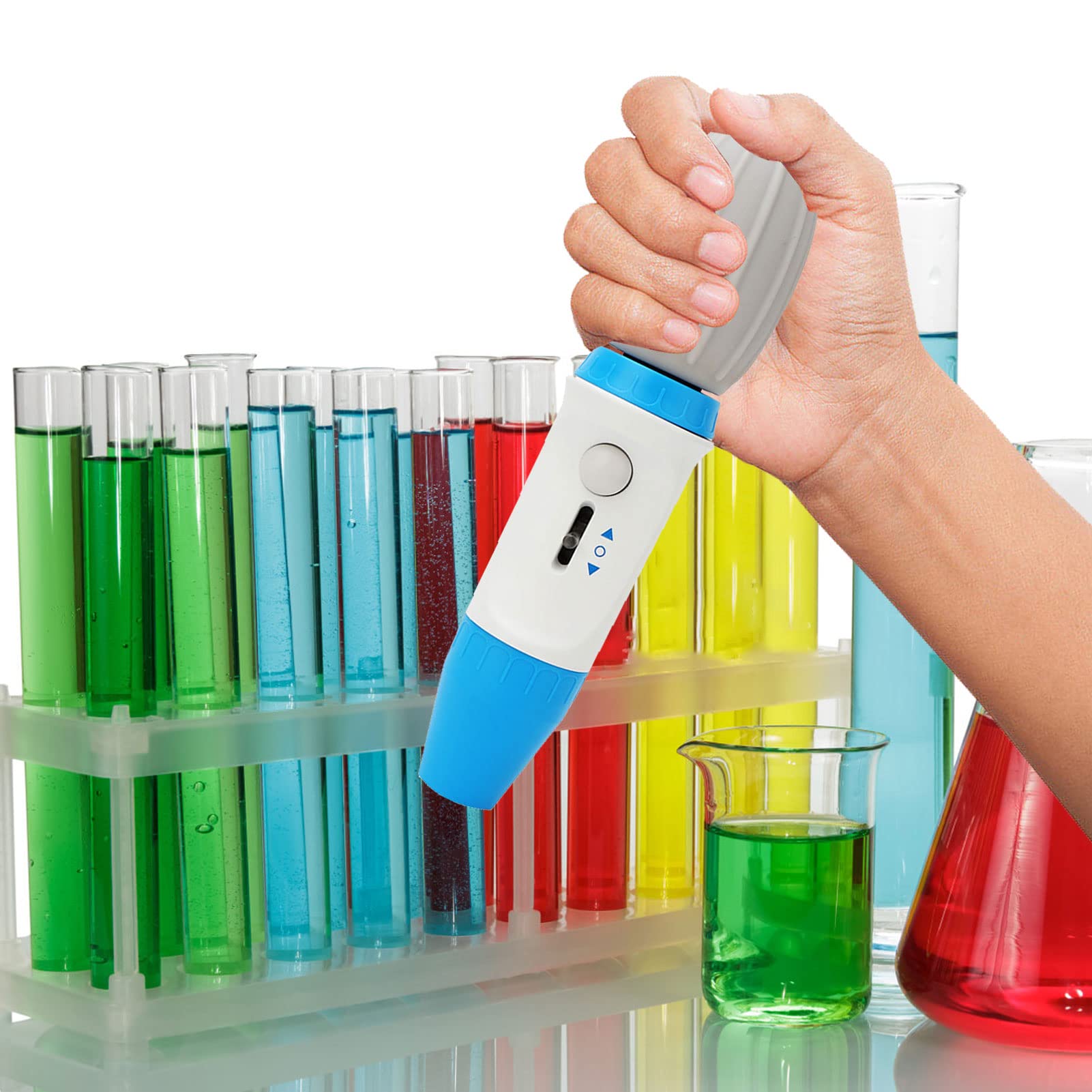 Manual Pipette Controller - Ergonomic Liquid Handling Device for Precise Quantitative Pipetting | Lab, Research & Scientific Use