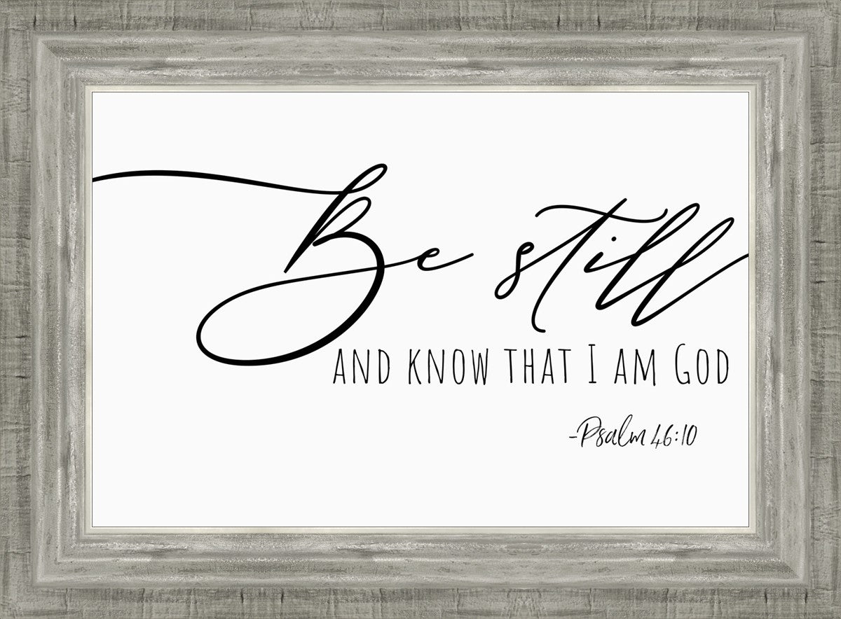 Be Still By Paige Tilly - Inspirational Wall Art Decor for Home, Office & Gifts - Perfect for Living Room, Bedroom & Meditation Space