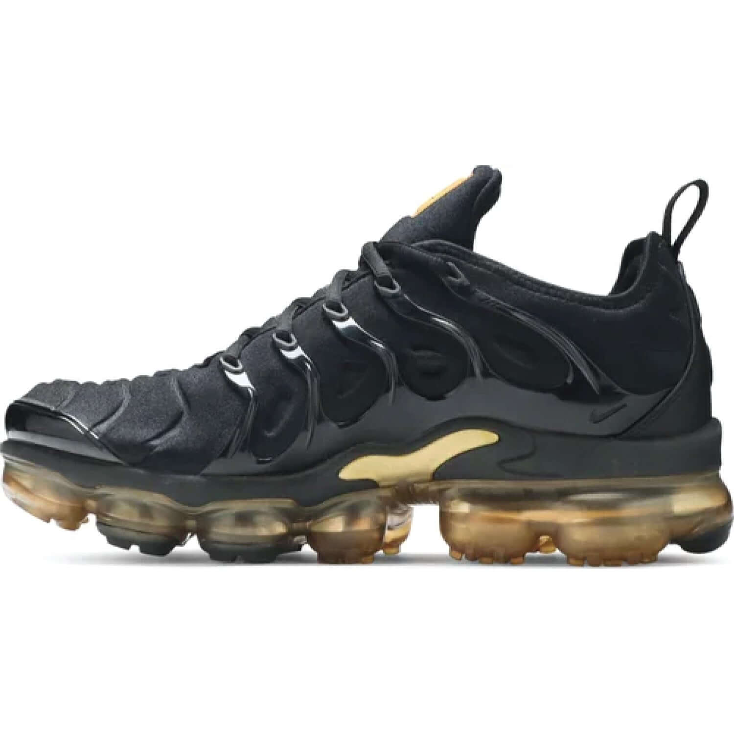 Nike Air VaporMax Plus 'Black Gold' Running Shoes for Men - Lightweight Cushioned Sneakers for Gym Workouts & Daily Wear