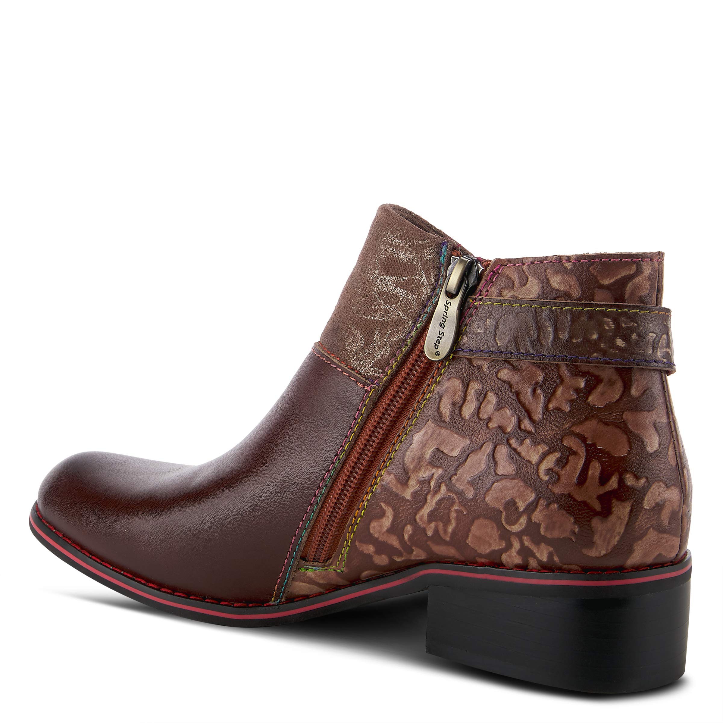 Spring Step L'Artiste Women's Tiatia Ankle Boot - Comfortable Fashion Booties for Women, Slip Resistant & Cushioned Insoles - Perfect for Office, Casual Outfits & Fall/Winter Wear