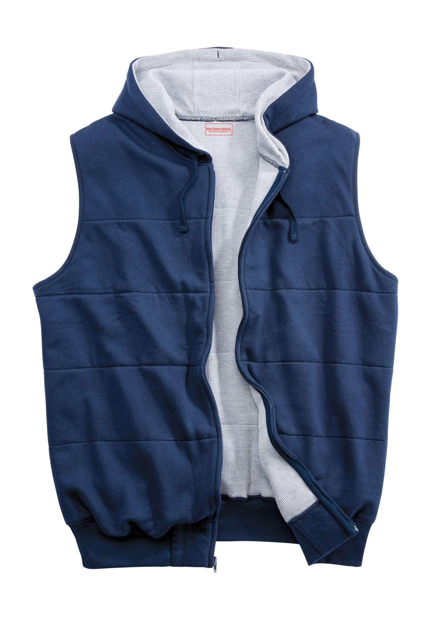 KingSize Men's Big & Tall Thermal-Lined Fleece Vest - Warm Winter Layering for Outdoor Activities & Casual Wear