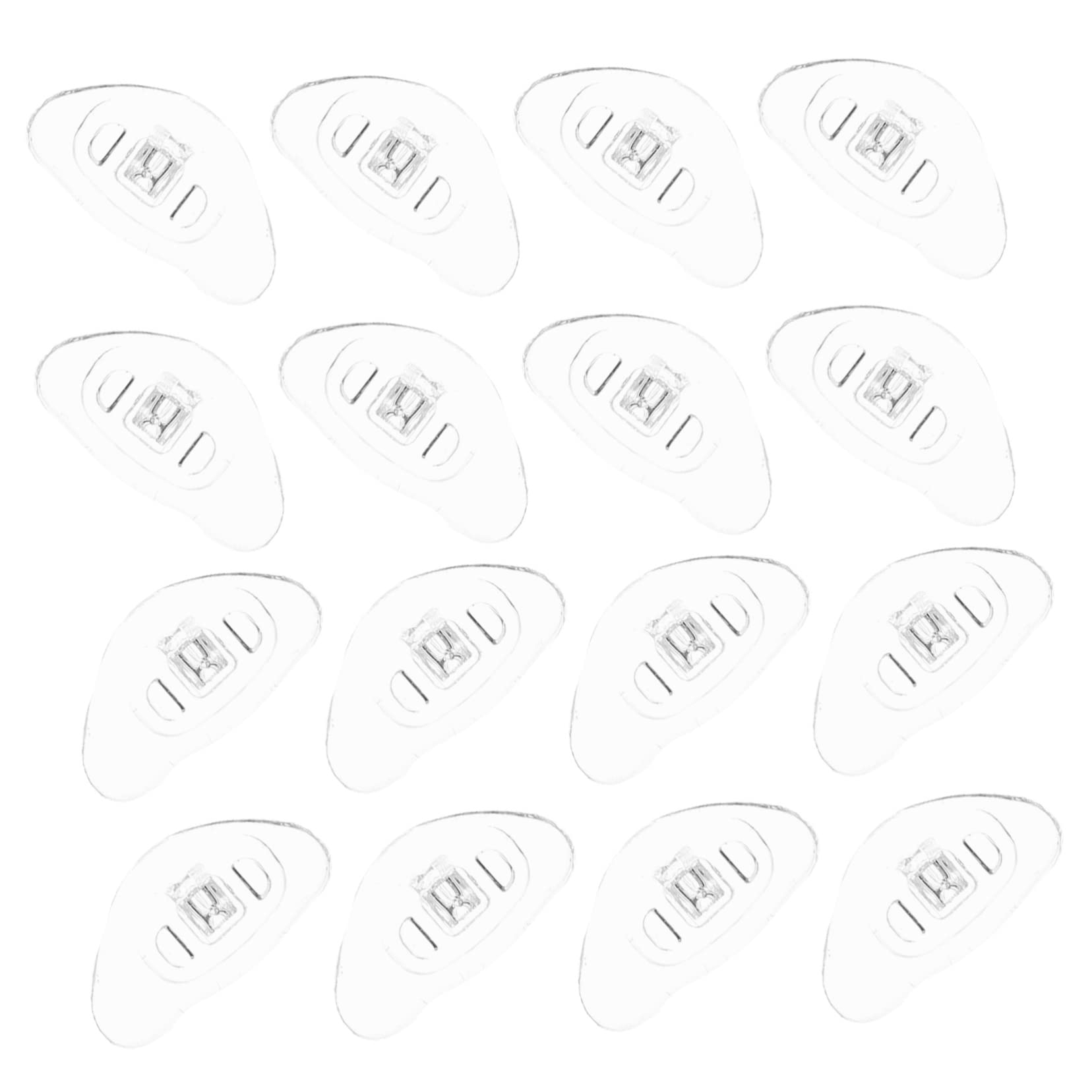 Healvian 100 Pairs Soft Silicone Nose Pads for Glasses - Anti-Slip Comfortable Eyewear Nose Pad Replacement - Perfect for Reading, Computer Work and Daily Wear