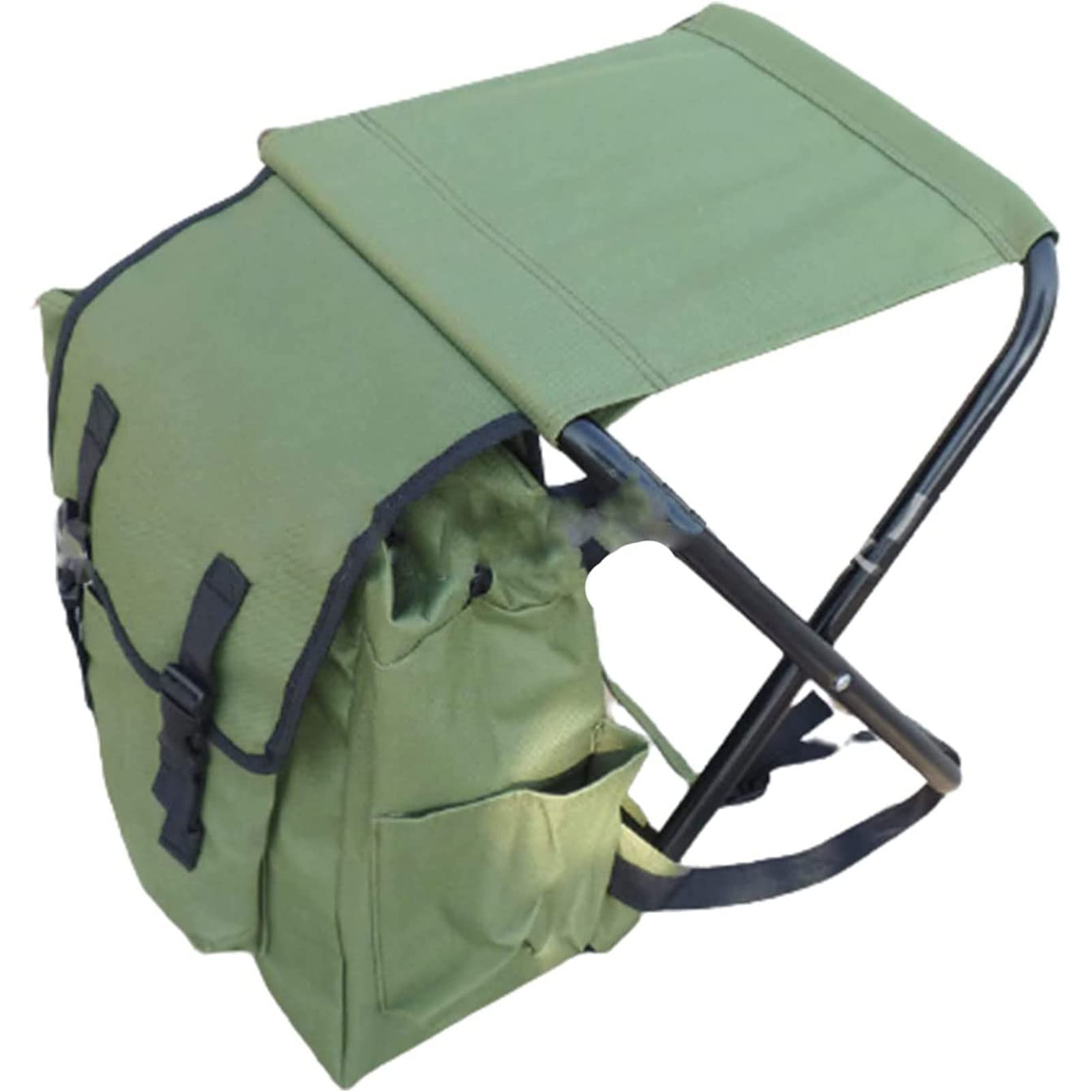 NesRabbit Portable Folding Camping Stool with Insulated Cooler Bag - Lightweight Backpack Chair for Fishing, Hiking & Outdoor Adventures - Perfect for Picnics, Beach Trips & Camping