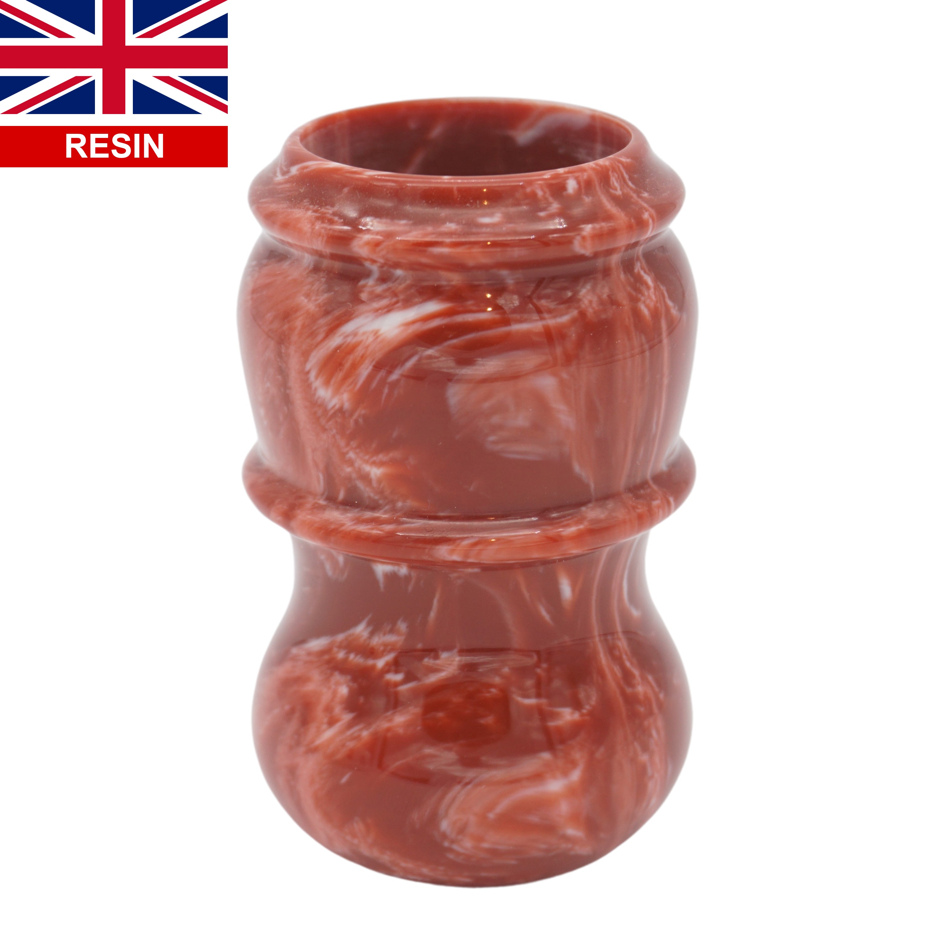 Premium Handmade Strawberry Cream Shaving Brush Handle - Fits 24mm & 26mm Knots - Perfect for Wet Shaving & Grooming Gifts
