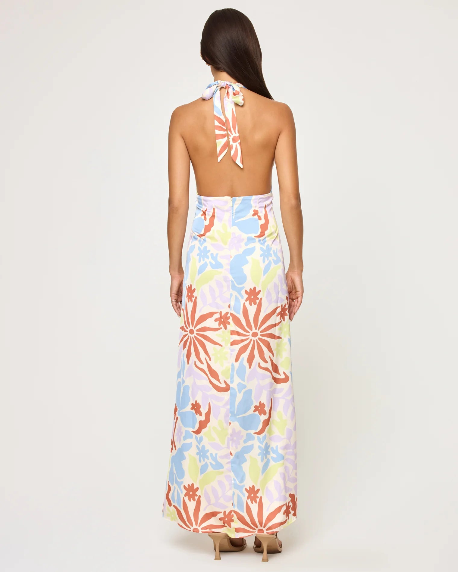 L*Space Tuscany Dress - Women's Flowy Summer Maxi Dress with Side Slit | Perfect for Beach Vacations, Pool Parties & Date Nights