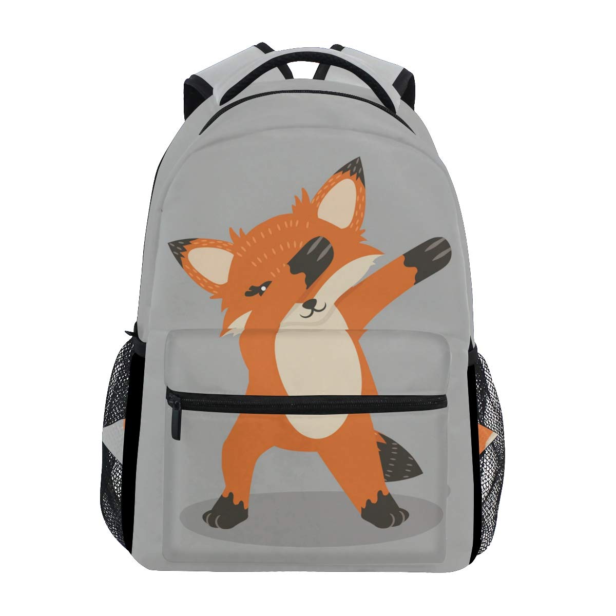 Stylish Large Fox Print Backpack for Laptop & Tablet - Durable Travel, School & College Bag with Multiple Pockets for Men & Women | Perfect for Work, Commute & Outdoor Adventures