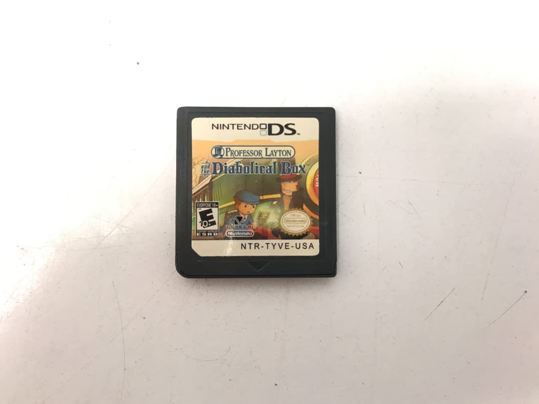 Professor Layton and the Diabolical Box - Nintendo DS Puzzle Adventure Game | Solve Mysteries & Brain Teasers | Perfect for Travel & Family Game Nights