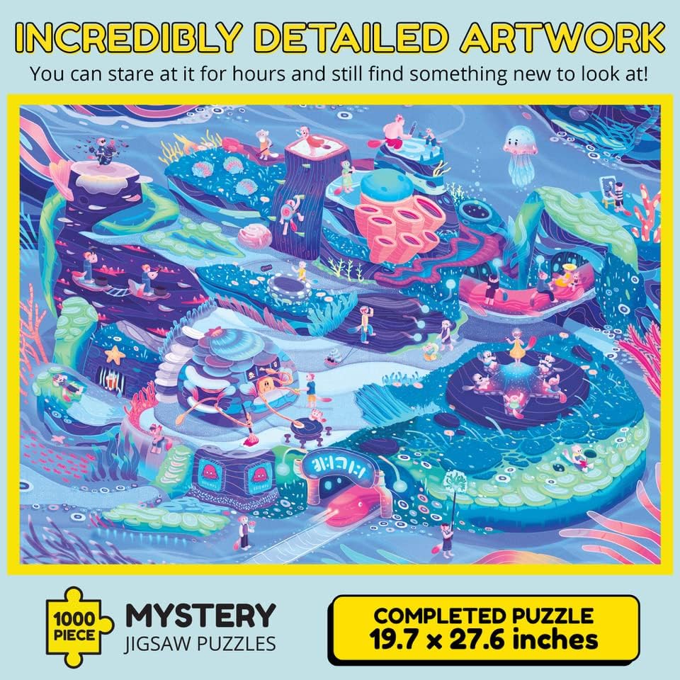 Beyond the Kelp | 1000-Piece Ocean Themed Jigsaw Puzzle for Adults - Perfect for Relaxation, Family Bonding & Home Decor