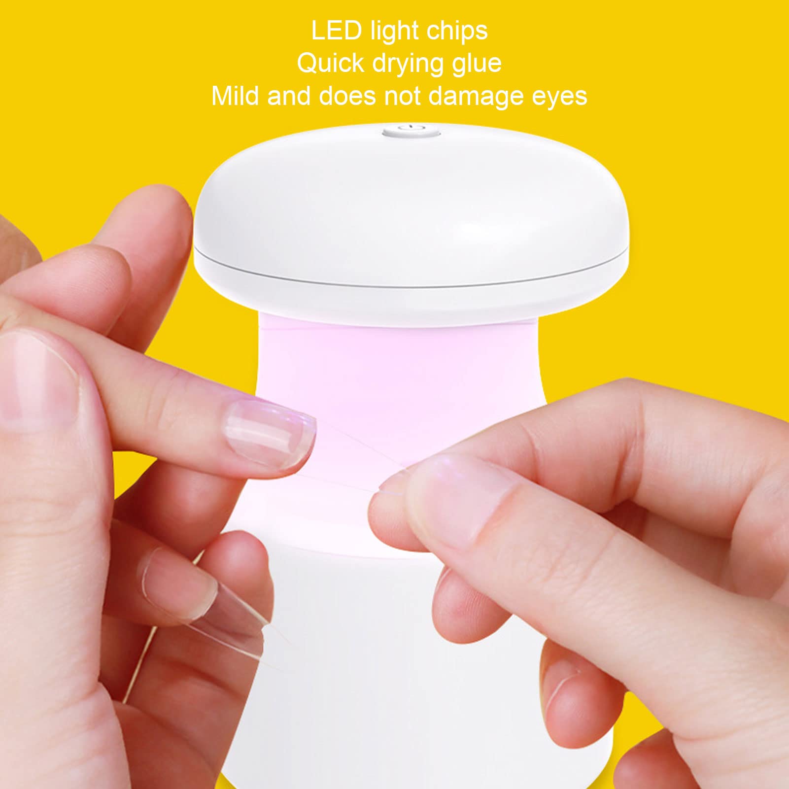 27W Smart Portable UV LED Nail Dryer Lamp - Fast Curing for Gel Polish - Compact Travel-Friendly Design - Perfect for Home & Salon Manicures