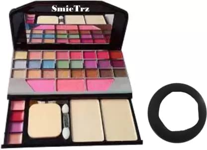 SmieTrz Professional Makeup Kit with Hair Rubber Bands - 12-Piece Cosmetic Set for Women & Teens - Perfect for Travel, Salon, and Everyday Beauty Routine