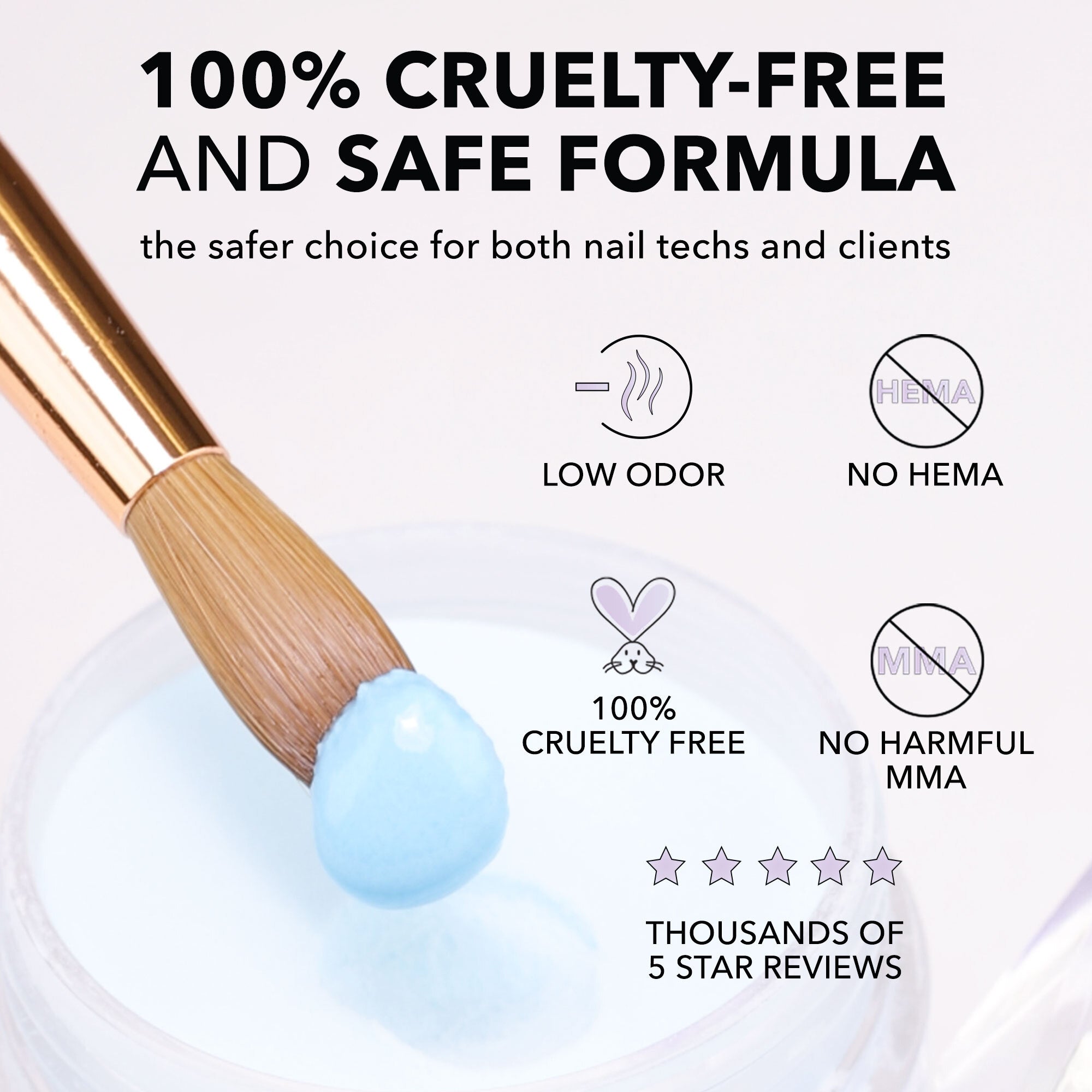 EMA Liquid Monomer 8 oz - Professional Nail Acrylic Liquid for Strong & Durable Nail Extensions - Perfect for Salon, DIY Manicures & Nail Art