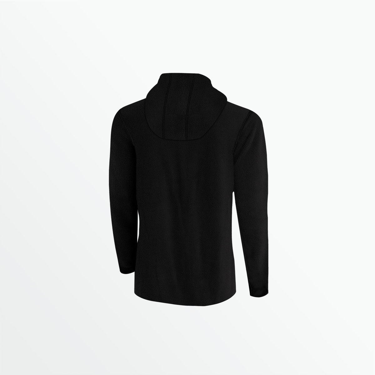 Women's Mixed Media Micro Fleece Hooded Jacket - Soft & Warm Winter Outerwear for Casual Wear, Hiking & Outdoor Activities