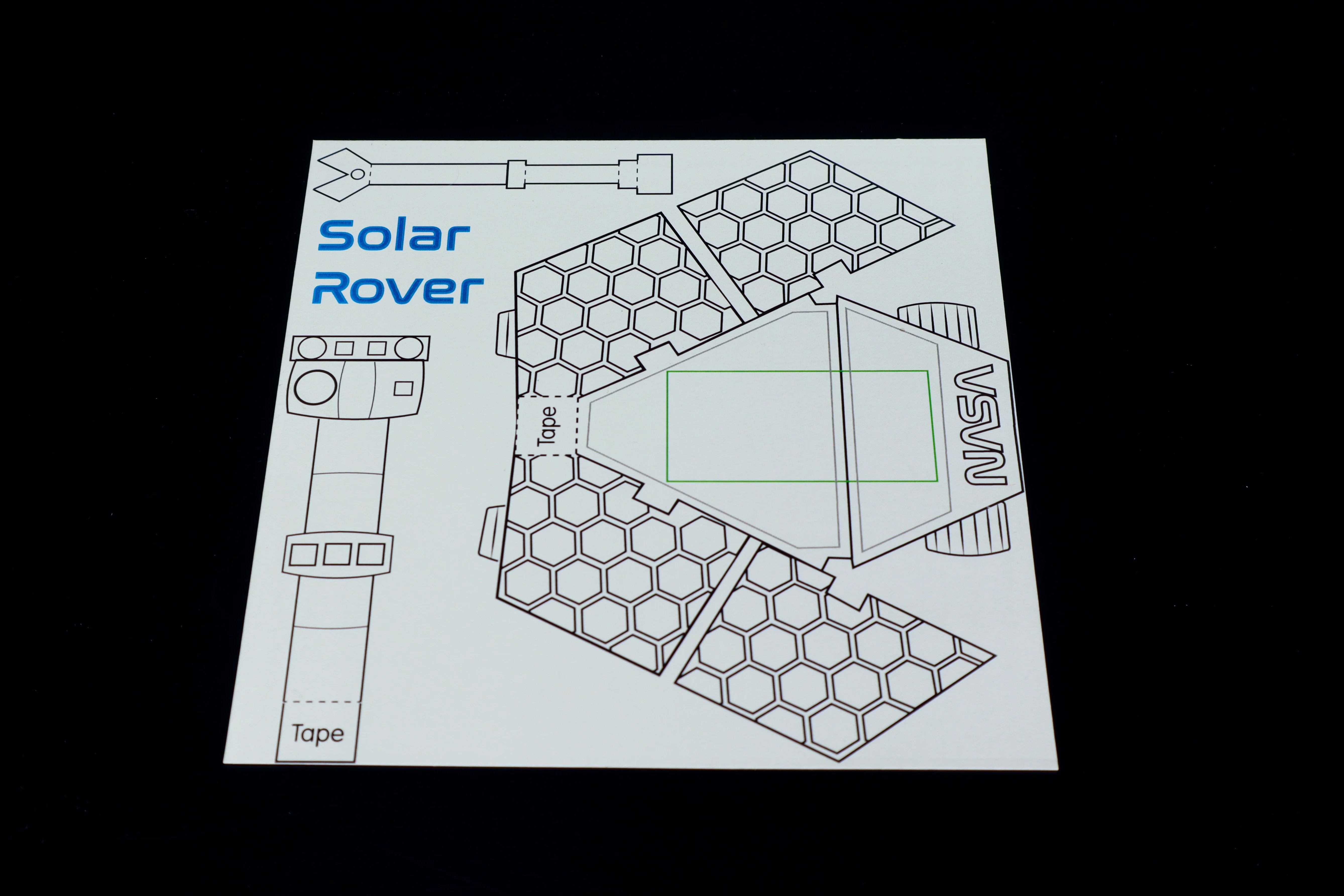 Solar Powered Mars Rover Toy for Kids - STEM Educational Space Exploration Gift - Perfect for Science Learning & Outdoor Play