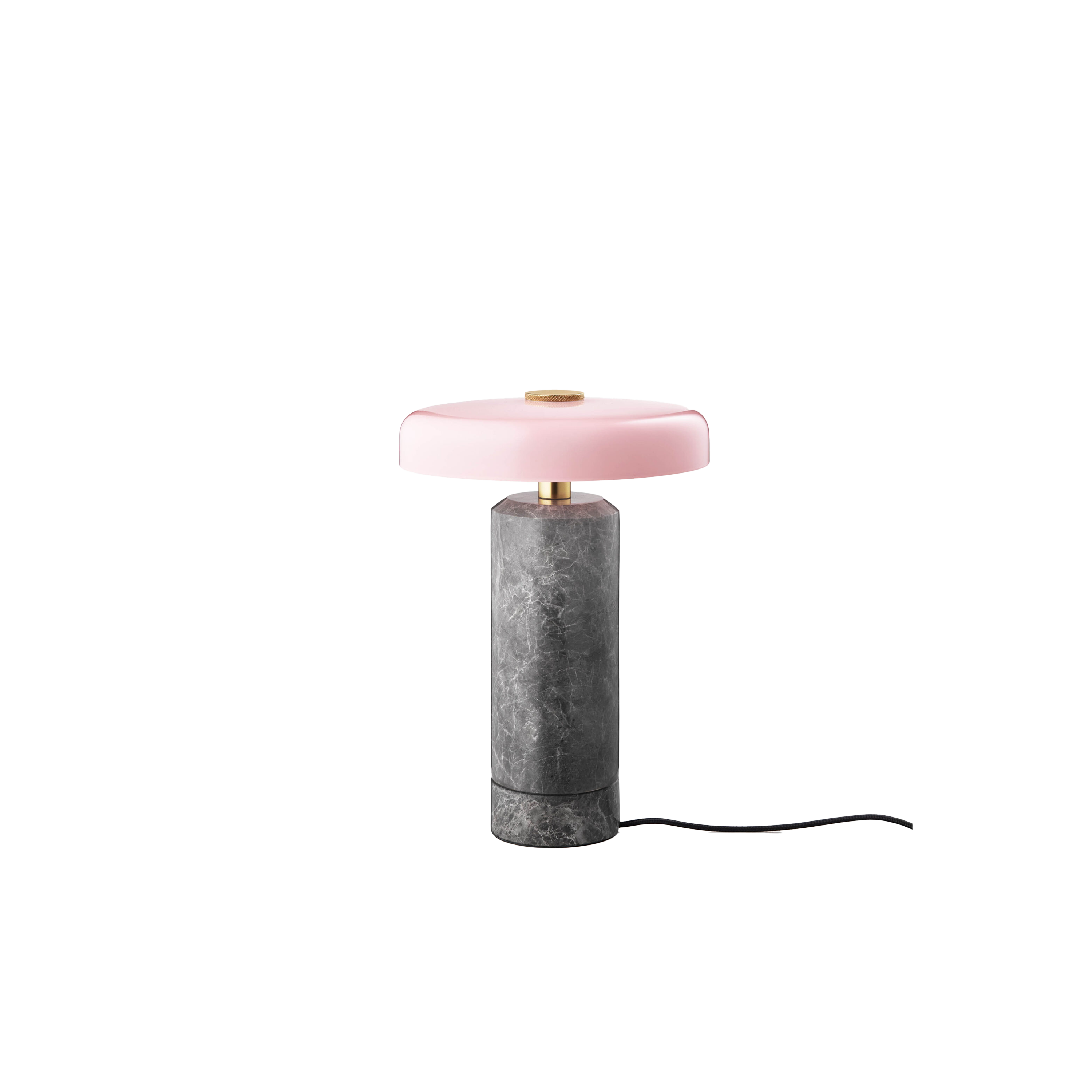 Elegant Marble LED Portable Lamp - Rechargeable Battery, Dimmable Light for Bedroom, Office & Outdoor Camping