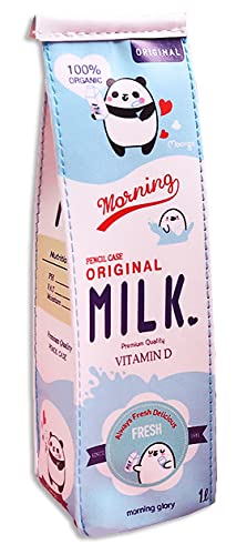 **Cute Kawaii Japanese Pencil Case - Aesthetic Milk Design for Girls | School Supplies, Colored Pencils & Stationery Organizer | Perfect for School, Office & Travel**