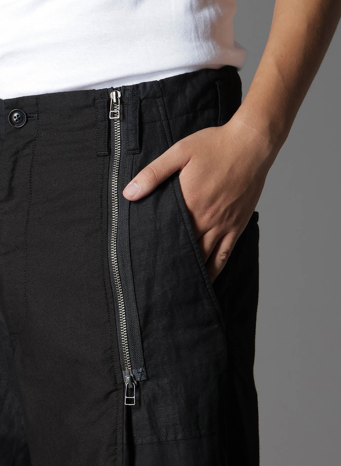 Cubism Patchwork Product Dyed Adjustable Zip Pants - Stylish & Comfortable Streetwear for Men & Women | Perfect for Casual Outfits, Urban Fashion & Everyday Wear