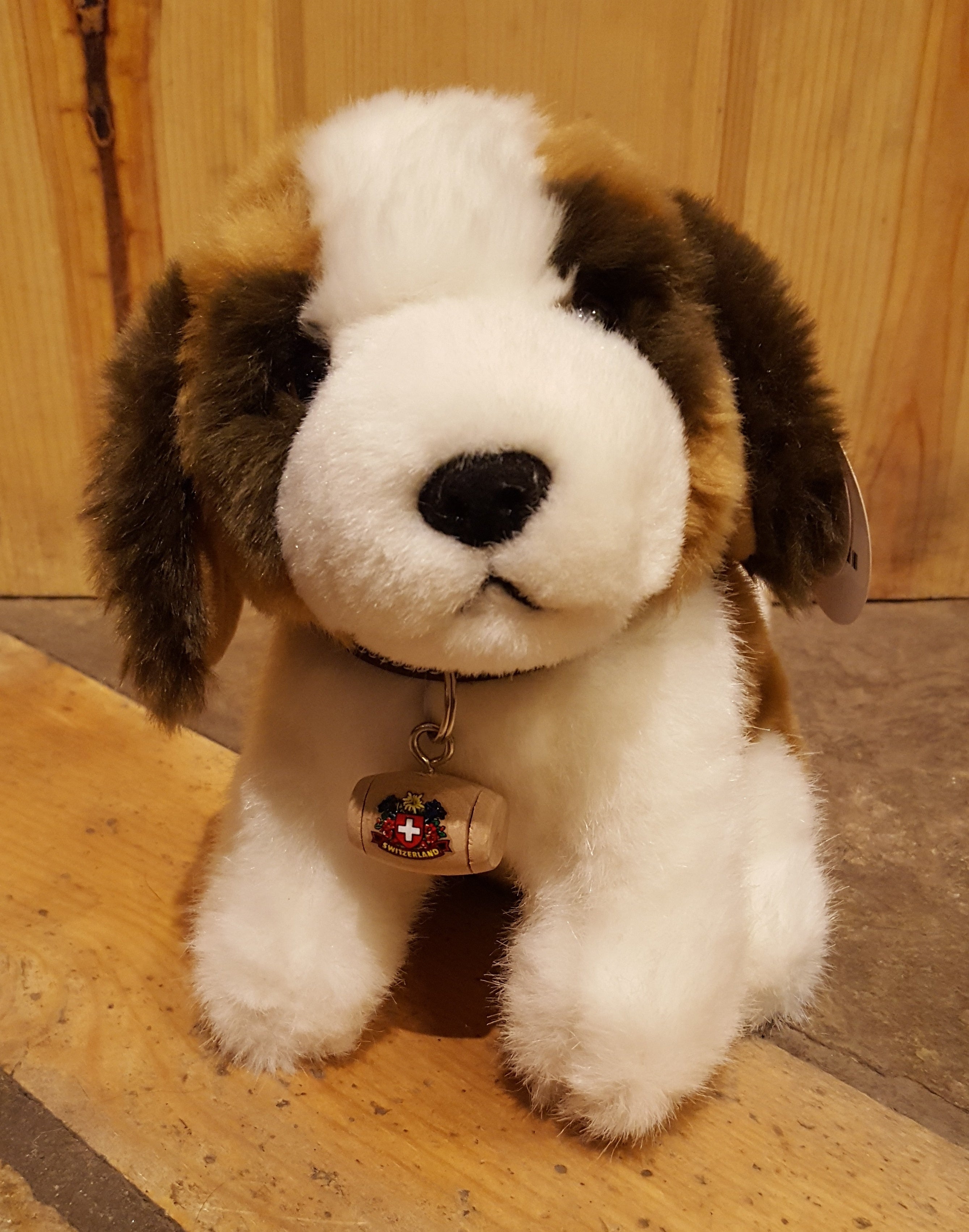 Adorable St. Bernard Plush Toy - Soft & Cuddly Small Dog Stuffed Animal for Kids, Gift & Nursery Decor | Perfect for Cuddling, Gifts & Themed Bedrooms