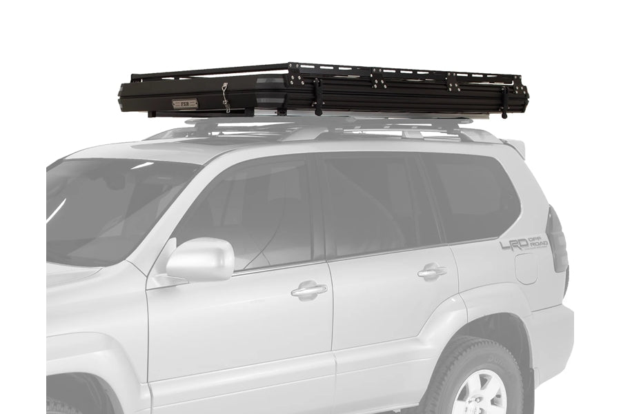 FreeSpirit Recreation Odyssey Series 55-Inch Roof Top Tent - Black | Hard Shell Car Roof Tent for Camping & Overlanding | Waterproof & Durable for Outdoor Adventures