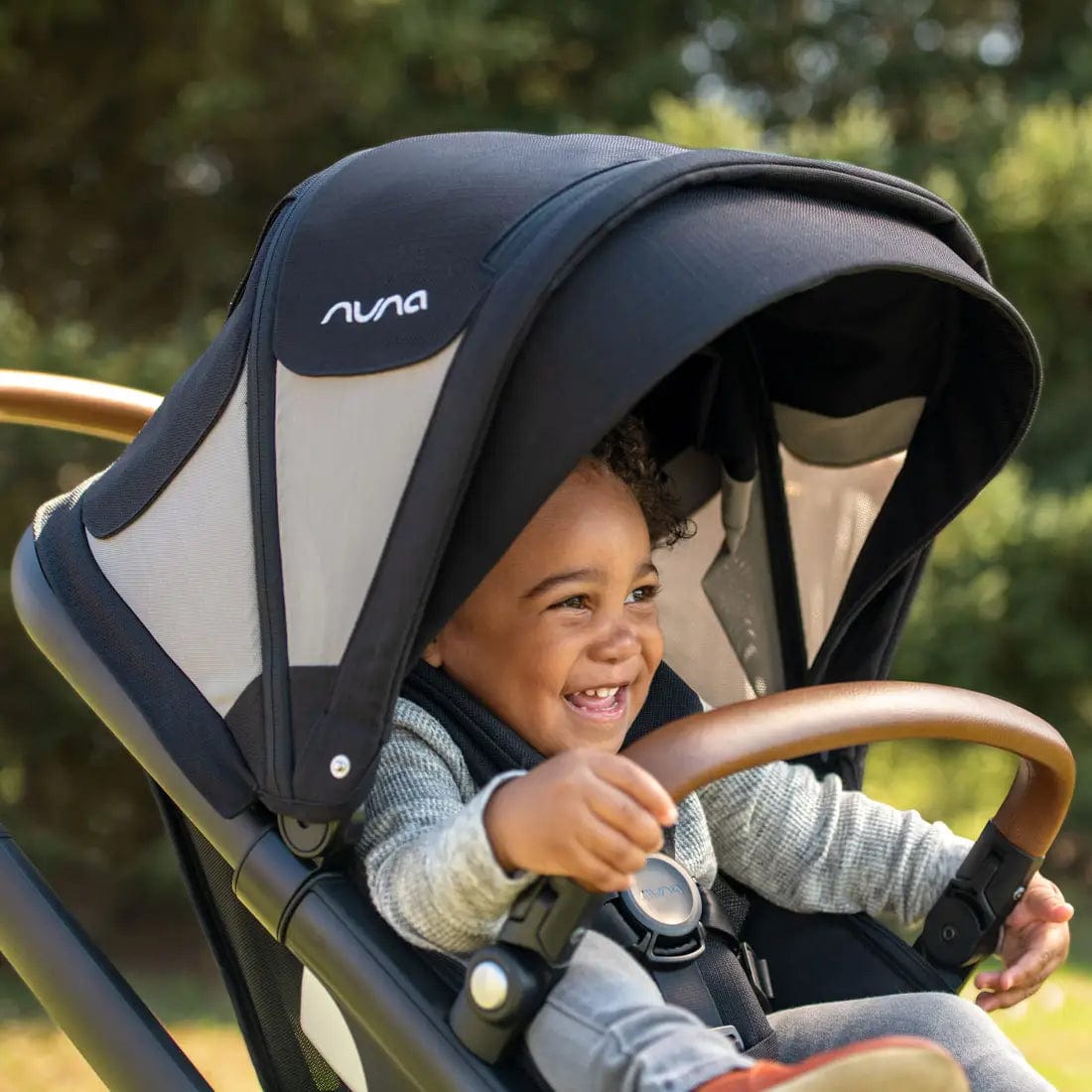 Nuna Demi Grow Complete Stroller with Air Protect Technology & Classic Canopy - Premium Baby Stroller for Newborns to Toddlers | Perfect for City Walks, Travel & Everyday Use