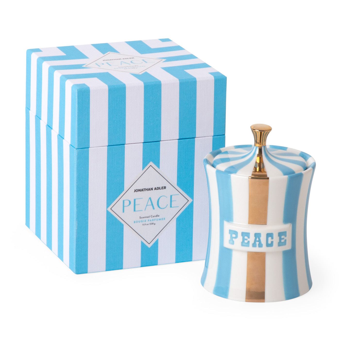 Vice Gilded Peace Candle - Premium Scented Soy Wax Candle for Meditation, Relaxation & Home Decor - Perfect for Yoga, Spa & Romantic Ambiance