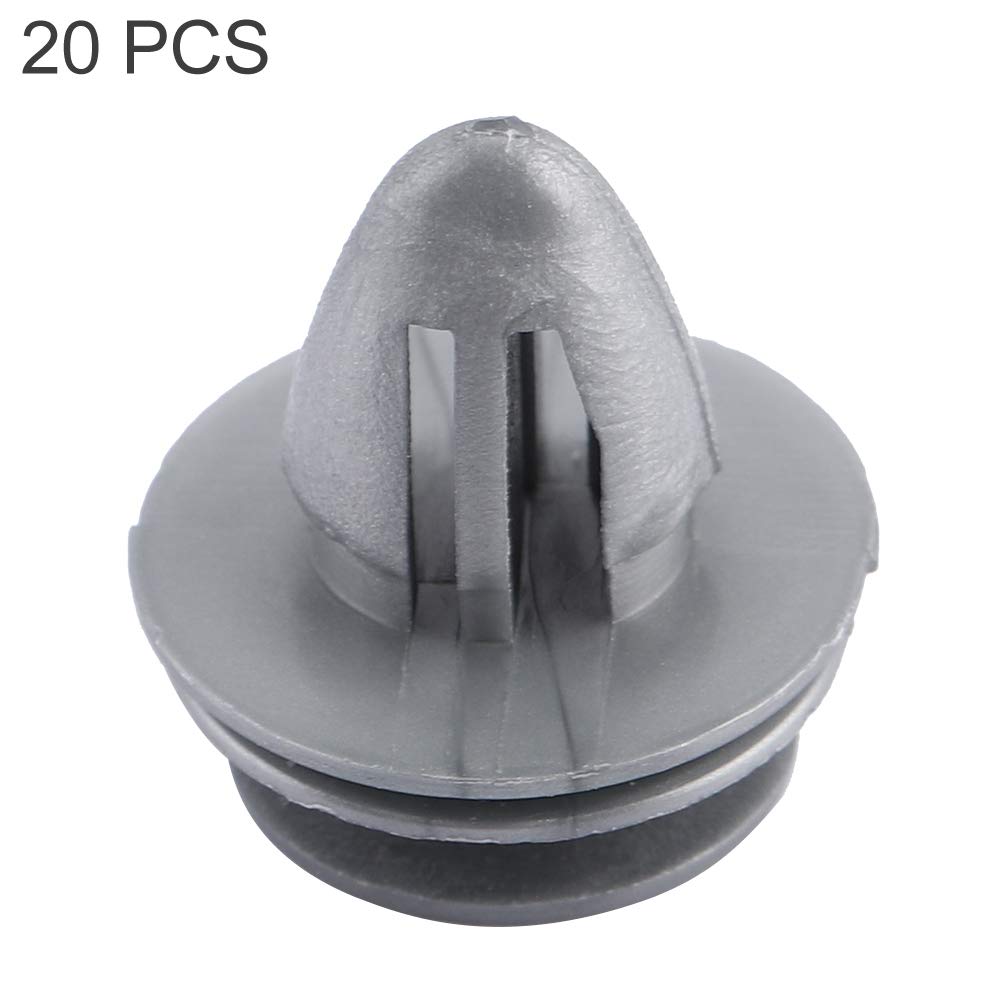 KIMISS 10pcs Universal Plastic Car Door Panel Clips - Bumper Trim Fastener Rivet Kit for Honda Del Sol | Durable Auto Body Repair Accessories for Secure Fit & Easy Installation