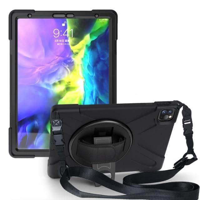 2021 iPad Pro 11 A2460 Rugged Protective Case - Shockproof & Heavy Duty Cover for Work, Travel & Outdoor Use