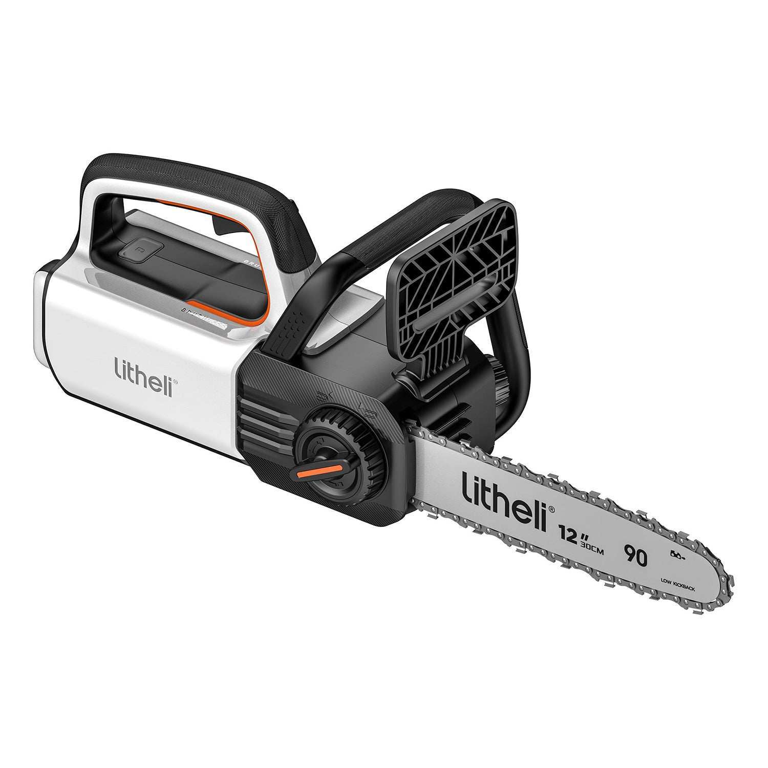 2 Pack 20V U20 Brushless Cordless Chainsaw with 2 x 2.0Ah Batteries - Perfect for Tree Trimming, Firewood Cutting & Yard Maintenance