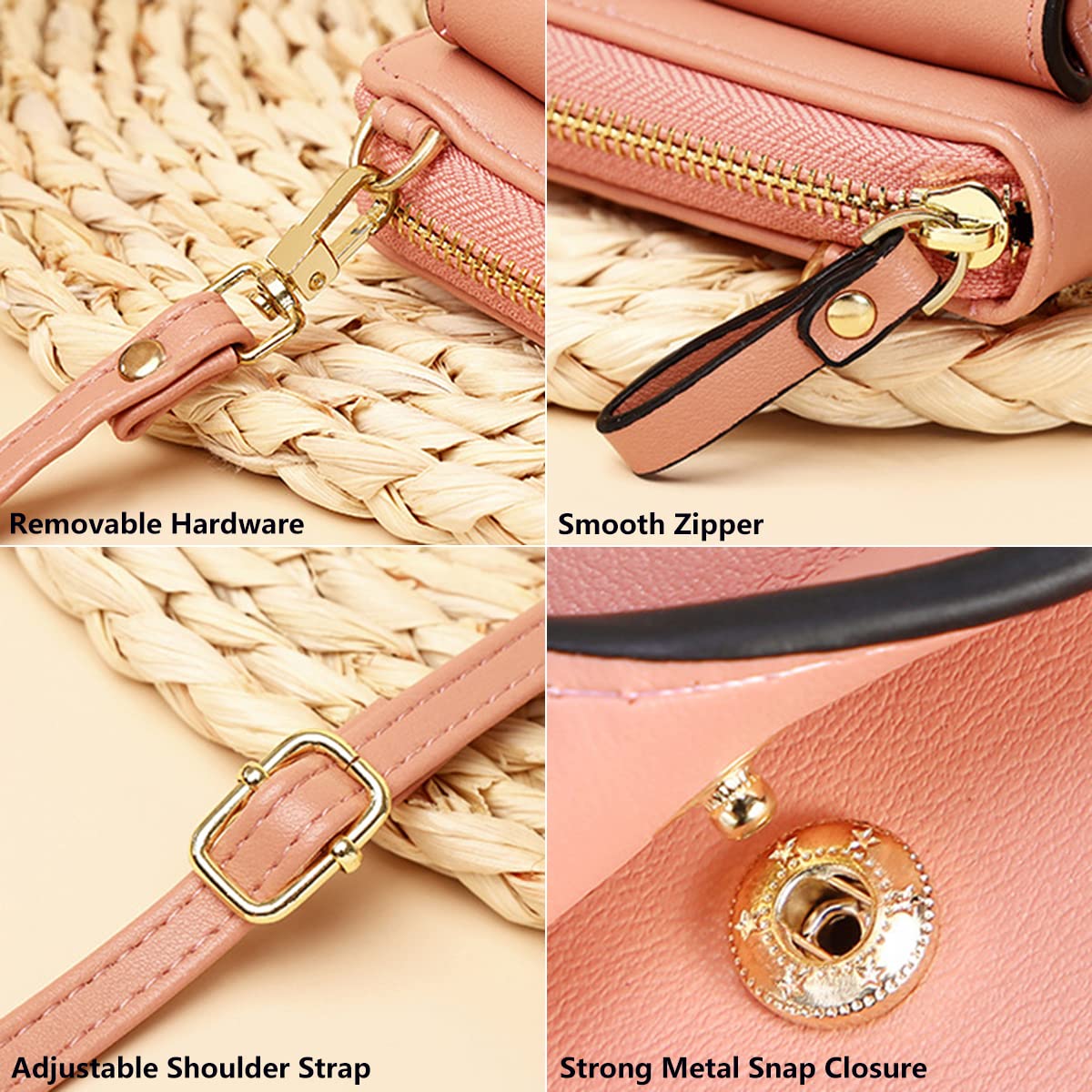 Women's Crossbody Phone Wallet Bag - Large Capacity Shoulder Bag for iPhone & Essentials | Perfect for Travel, Shopping & Daily Use