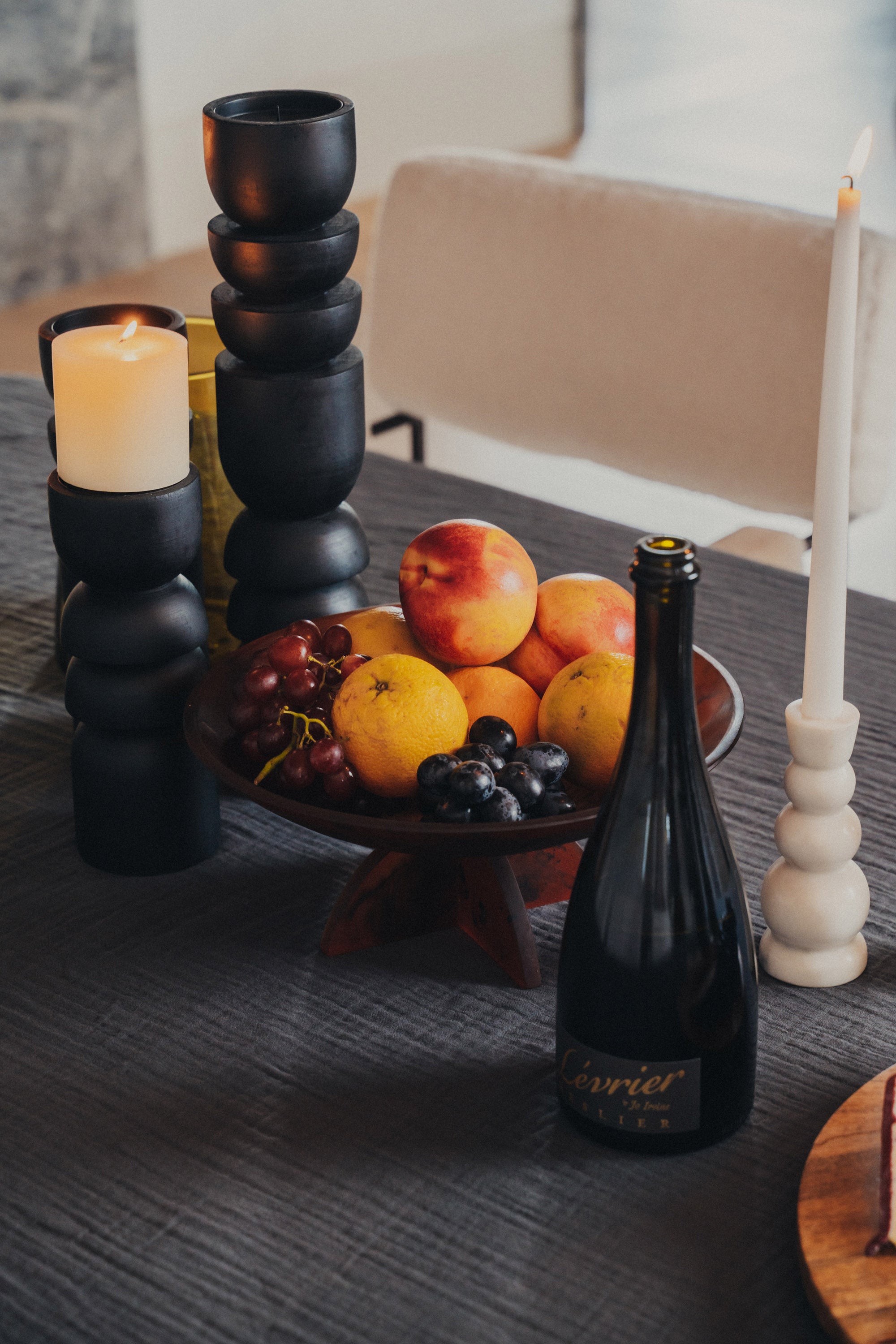 Premium Enes Tablecloth - Charcoal Grey Waterproof & Stain-Resistant Dining Table Cover for Home, Parties & Outdoor Use
