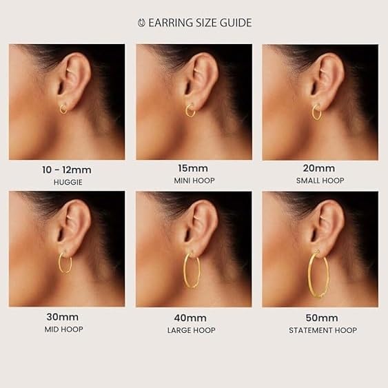 925 Sterling Silver Cubic Zirconia Hinged Hoop Earrings for Women - Elegant Fine Jewelry Gift Set for Her - Perfect for Weddings, Parties & Everyday Wear