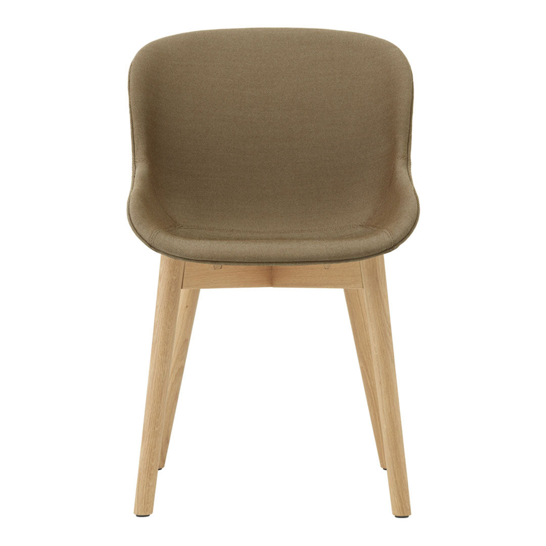 Hyg Side Chair with Wood Base - Fully Upholstered Modern Dining Chair for Kitchen, Living Room & Office | Comfortable Seating Solution for Home & Workspace