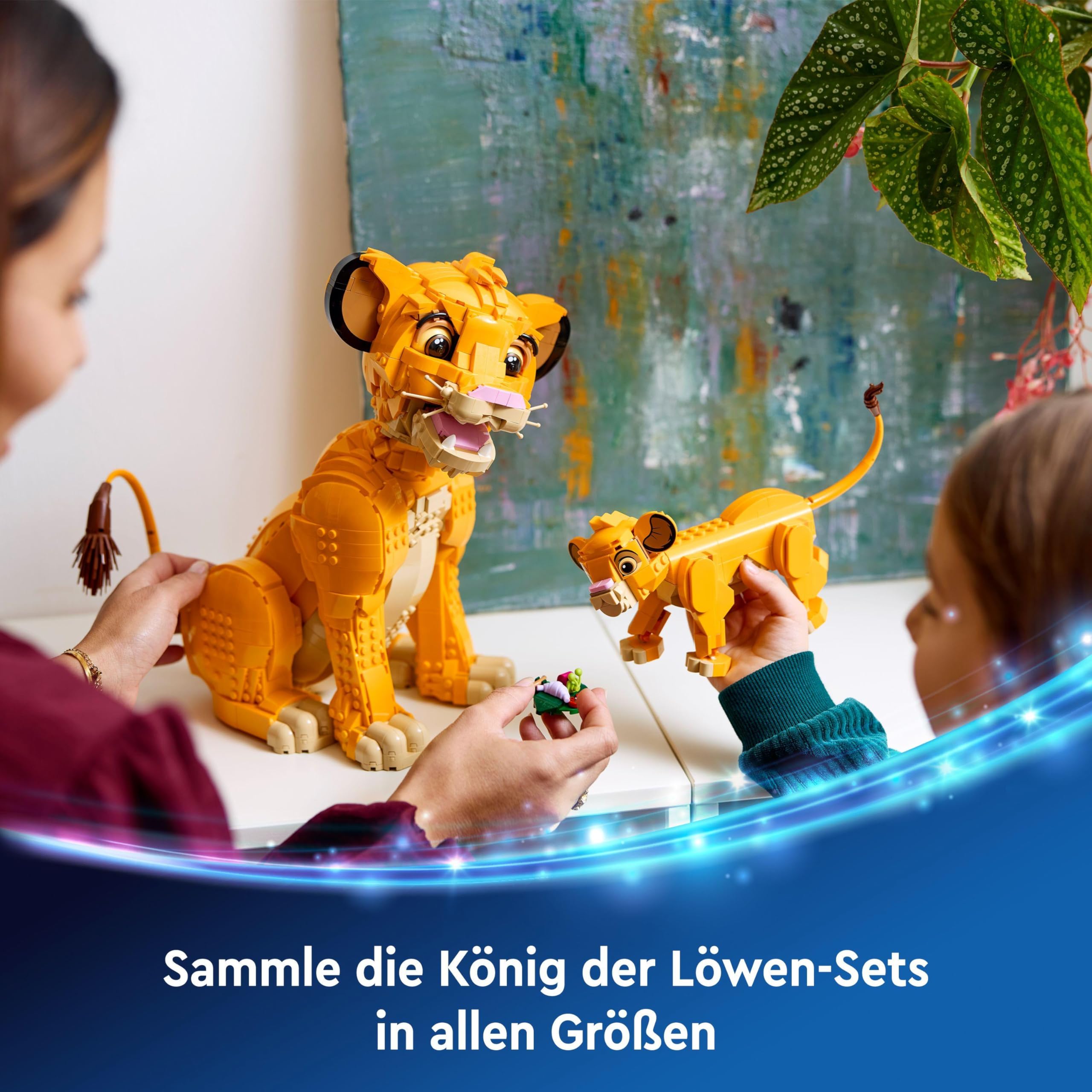 LEGO Disney The Lion King Simba Building Toy Set with Lion Figure - Creative Construction Kit for Kids Ages 6+ | Perfect Birthday Gift for Boys & Girls | Great for Pretend Play, Storytelling & Disney Fan Collections