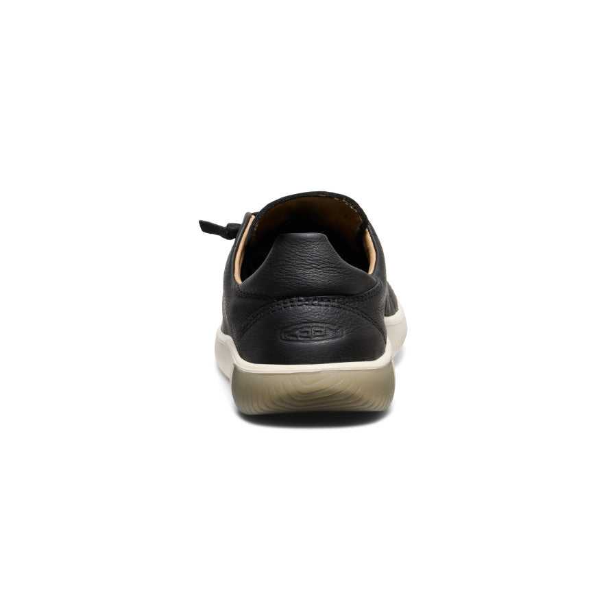 KNX Men's Leather Sneakers - Black & Star White | Comfortable & Stylish Casual Shoes for Walking, Travel & Everyday Wear