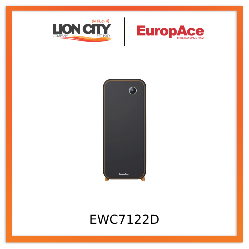 Europace EWC7122DMT LumiCool Series 24-Bottle Dual Zone Wine & Beverage Refrigerator - Perfect for Home Bars, Restaurants, and Wine Cellars