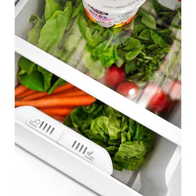 Amana 30 Inch 18 cu.ft Top Mount Freezer Refrigerator ART318FFDW - Energy Efficient Kitchen Appliance for Home, Apartment & Office Use