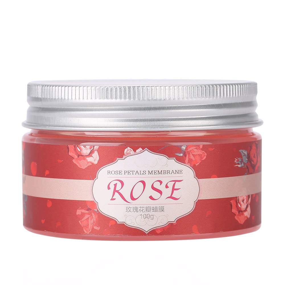 Natural Rose Hand Mask Wax - Exfoliating, Whitening & Moisturizing Hand Care Treatment (100g) | Deep Hydration for Dry, Rough Hands | Perfect for Spa Night, Self-Care & Gift Giving