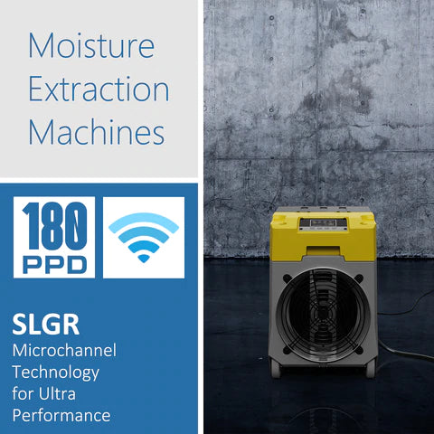 AlorAir Storm SLGR 850X Wi-Fi 180 Pint Commercial Dehumidifier with Built-in Pump - Ideal for Basements, Warehouses & Large Spaces