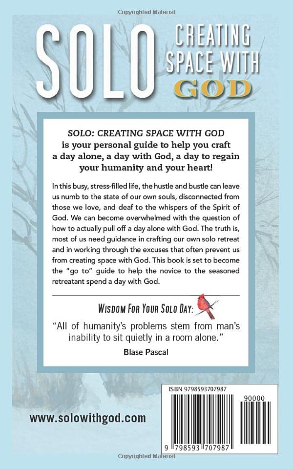 Solo: Creating Space with God - Christian Devotional Journal for Personal Reflection & Spiritual Growth - Perfect for Daily Quiet Time, Bible Study & Prayer