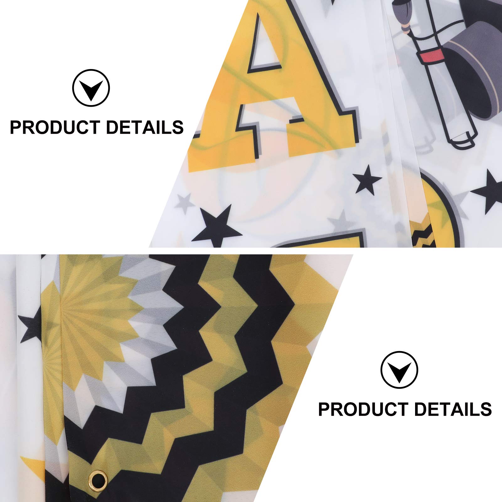 2021 Graduation Door Banner & Flag - 1 Pair Polyester Hanging Decorations for Graduation Party, Front Door Sign, Congrats League Celebration - Perfect for School, College, University Graduation Ceremonies & Home Decor