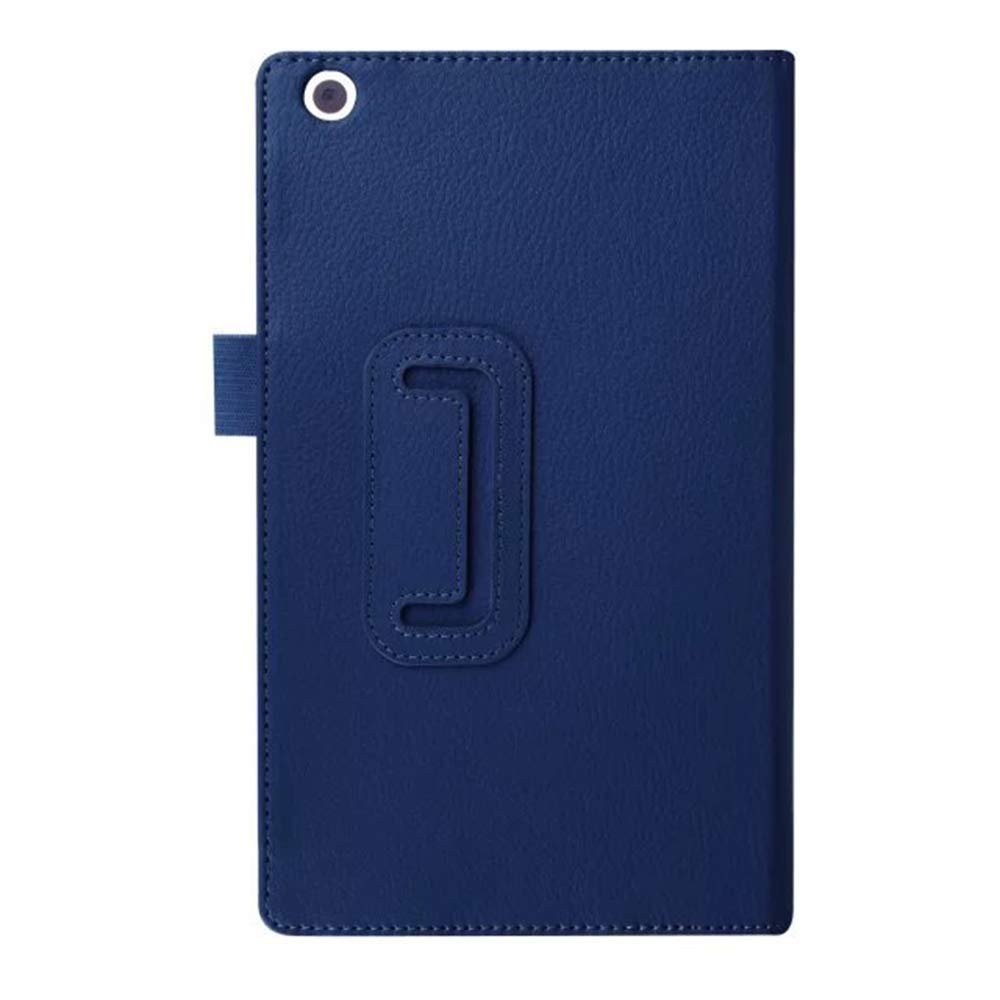 Premium Slim PU Leather Folio Case for Sony Xperia Z4 Tablet 10.1 Inch - 2-Folding Stand Cover with Auto Sleep/Wake Feature (Blue) - Perfect for Work, Travel & Home Entertainment