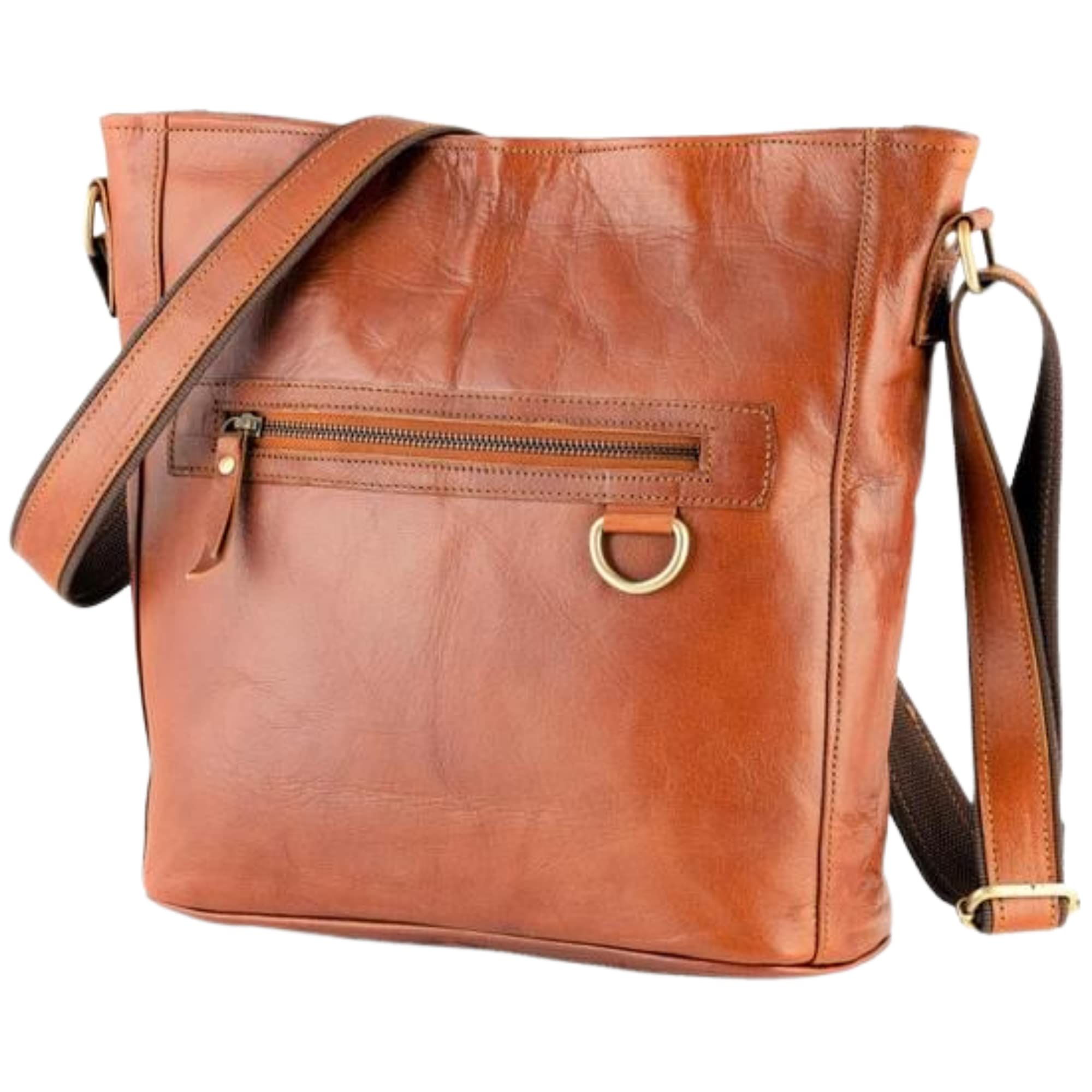 URBAN LEATHER 12 inch + 11 inch Crossbody Bag for Women & Girls | Genuine Leather Shoulder Purse | Perfect for Work, Travel & Everyday Use