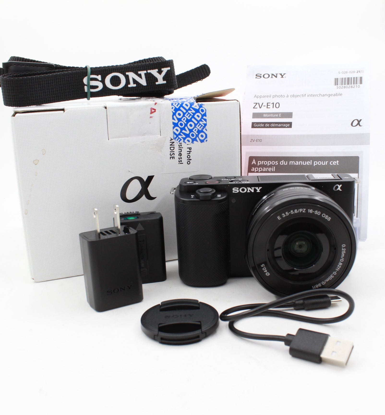 Refurbished Sony ZV-E10 Mirrorless Digital Camera with 16-50mm Lens (Black) - Perfect for Vlogging, Travel Photography & Content Creation